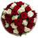 букет из красных и белых роз. Рио-де-Жанейро